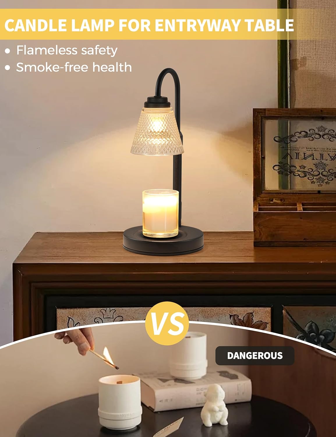 Candle Warmer Lamp with Timer  - Holiday Candle Set avis et prix