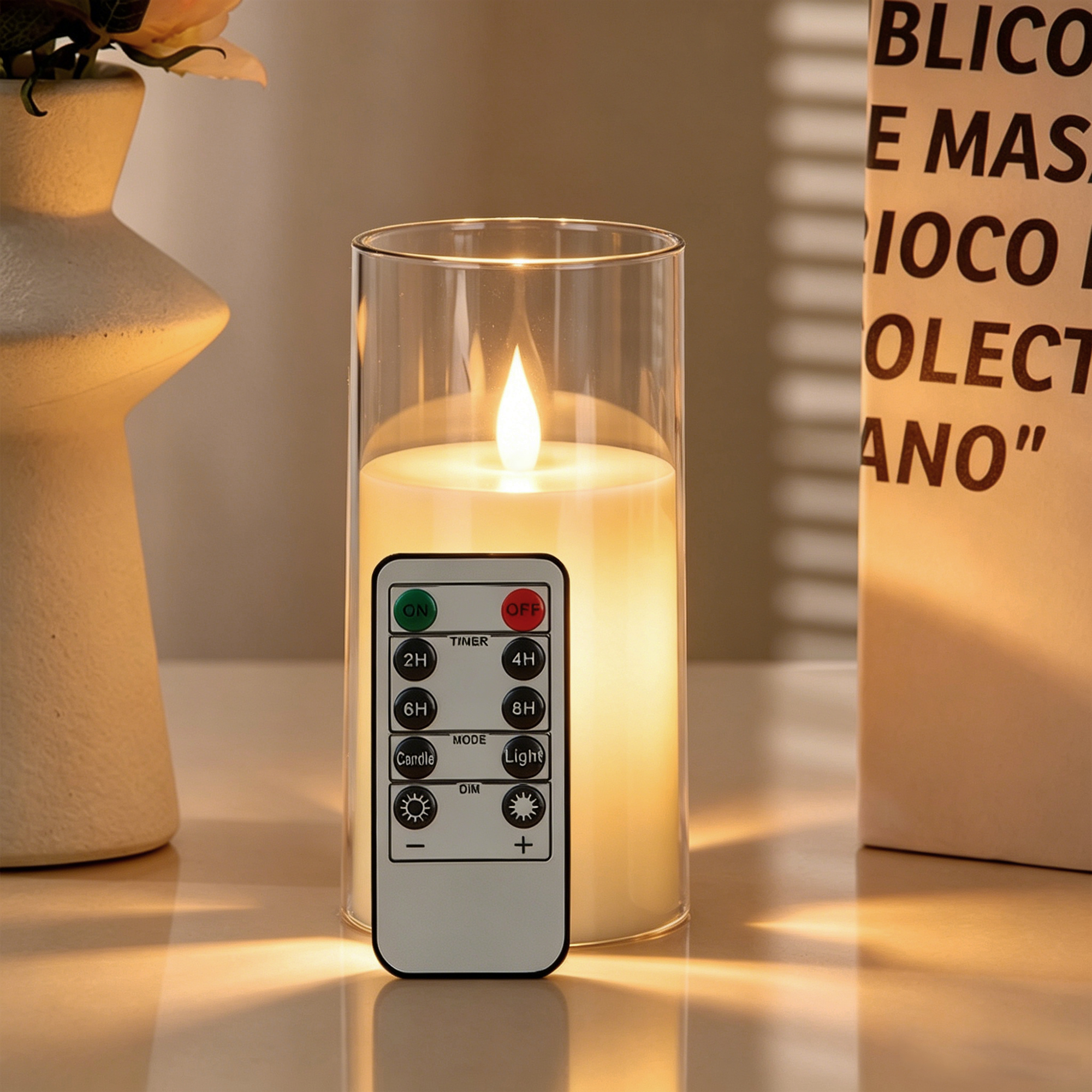 3-Piece LED Flame-Free Candle  - Holiday Candle Set avis et prix