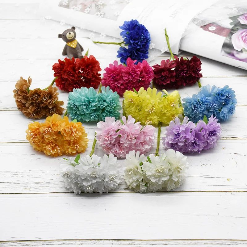 Silk Carnation Artificial Flow - Christmas Wreath Fake avis et prix