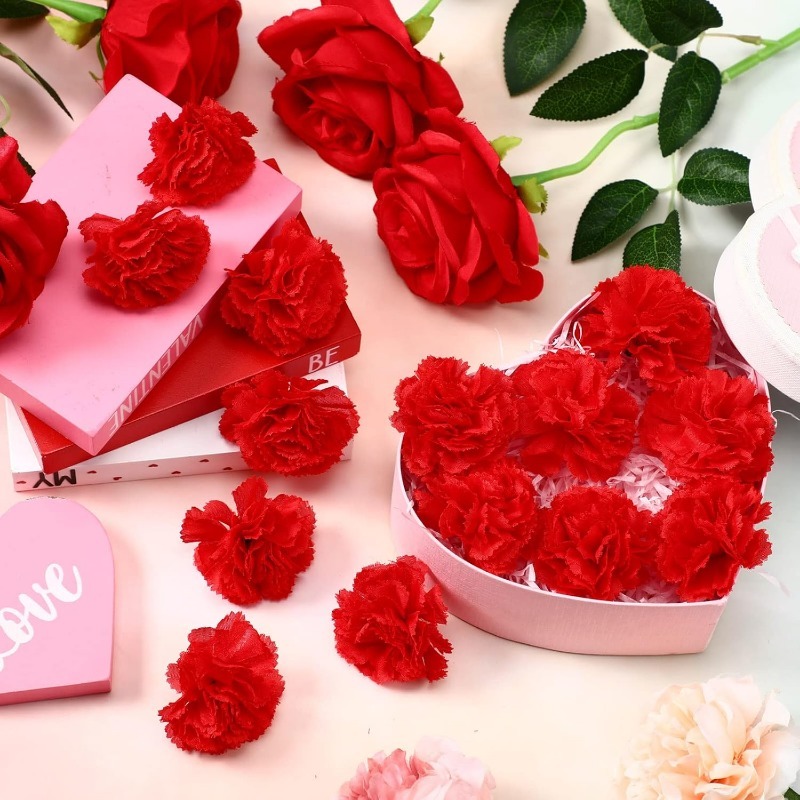 10/20Pcs Rose Artificial Flowe - Christmas Wreath Fake avis et prix