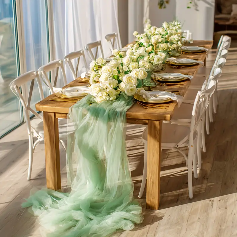Gauze Table Runner Sheer Arch  - Christmas Table Runner avis et prix