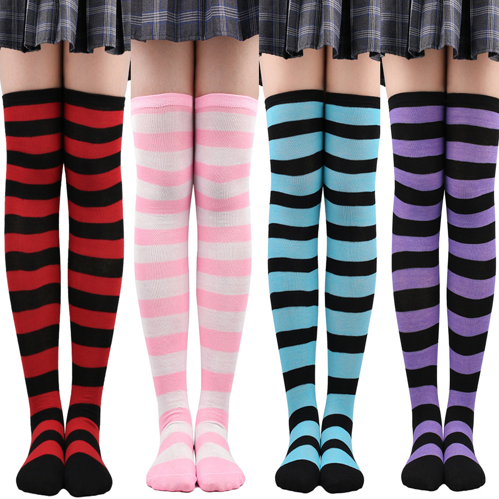 Wide Striped Stockings Women O - Christmas Stocking Hanging avis et prix