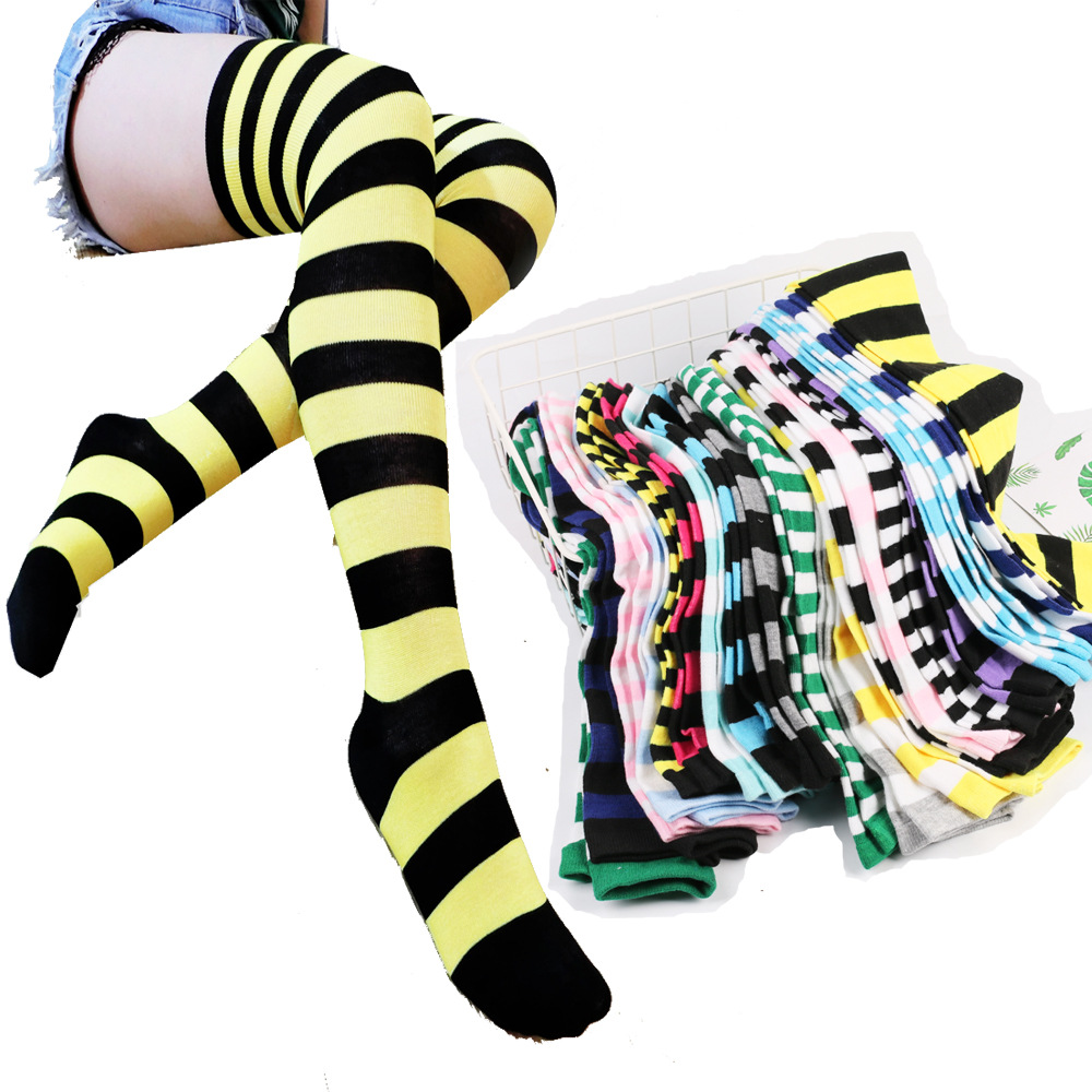 Wide Striped Stockings Women O - Christmas Stocking Hanging avis et prix