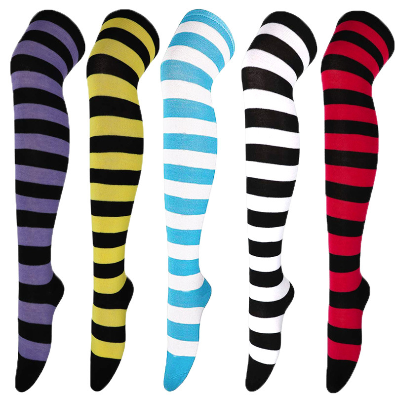 Wide Striped Stockings Women O - Christmas Stocking Hanging avis et prix